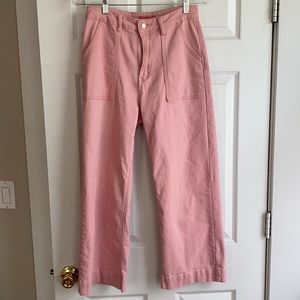 Pink stretchy pants